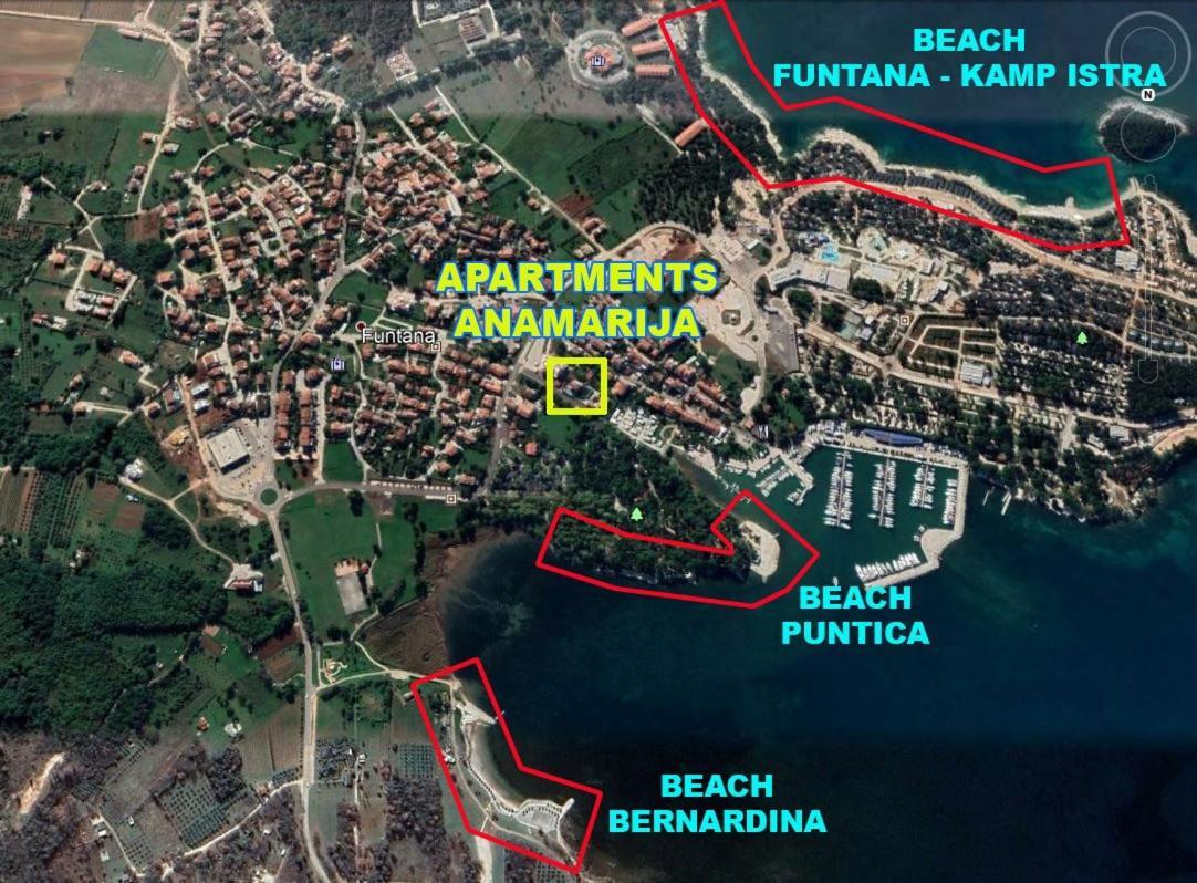 פונטנה Anamarija Apartments Near The Beach And The Fantastic Adria Sea With Over 10 Small Islands Close By מראה חיצוני תמונה